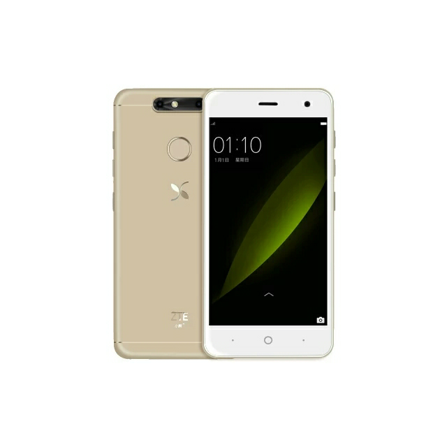 【送壳膜 耳机 指环扣】中兴(zte) 小鲜5 3gb 16gb淡雅金 全网通 4g