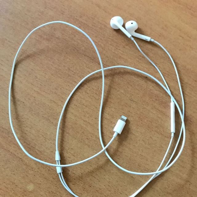 earpods 有线耳机lightning线控苹果耳机 白色高清大图|实物图