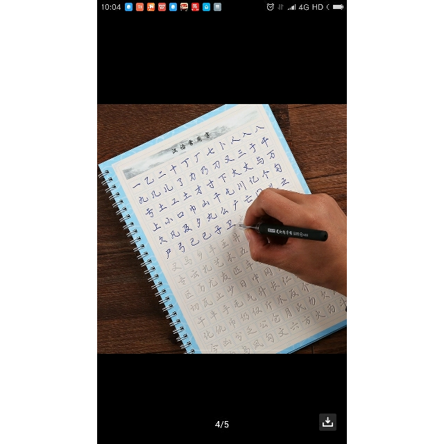紫林轩 魔幻凹槽字帖成人练字帖行书速成初学者行书钢笔练字常用字与