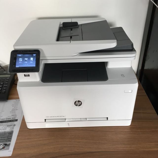 惠普hpm277dw彩色无线激光打印机商务专用打印机