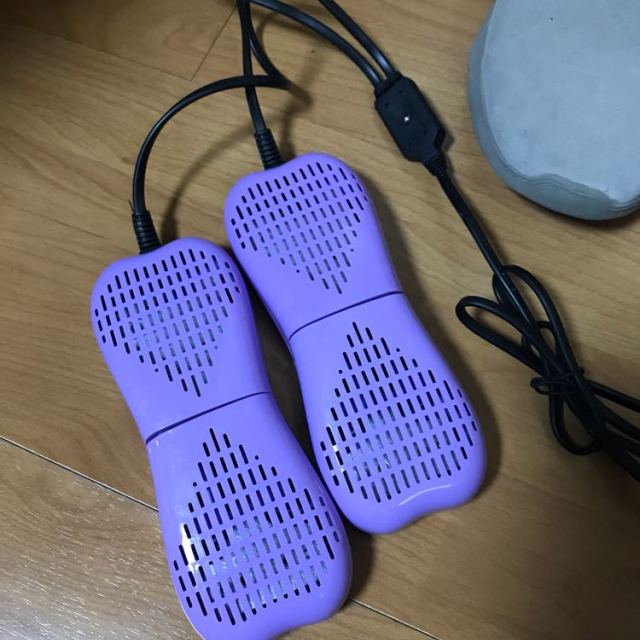 君泉(junquan)烘鞋器干鞋器伸缩暖鞋器烤鞋器除臭鞋子烘干器家用 紫色