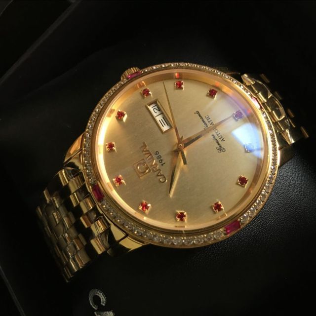 正品瑞士嘉年华carnival手表男全自动机械表休闲时尚潮流精钢透底防水