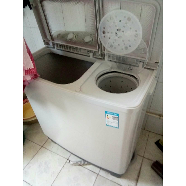 > 小天鹅(little swan)tp90-s968 9公斤大容量半自动双桶洗衣机商品