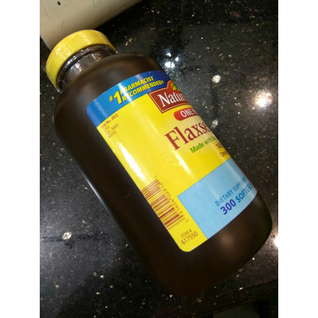 > nature made 亚麻籽油软胶囊300粒天然植物型欧米伽3亚麻酸商品评价