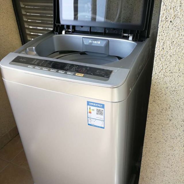 松下(panasonic) xqb90-q9132 9公斤大容量全自动波轮家用洗衣机(银)