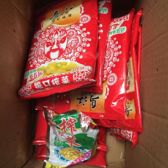 乌江脆口榨菜175g*6袋装 重庆乌江榨菜 即食下饭菜 泡菜咸菜 饭扫光酱