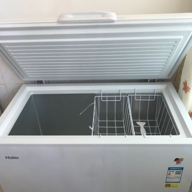 海尔(haier)bc/bd-201hza 201升家用冰柜 冷藏冷冻转换柜顶开门 冷柜