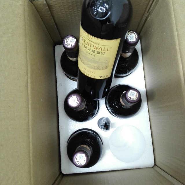 国产红酒 整箱六支 greatwall中粮集团长城天赋葡园高级精选赤霞珠干