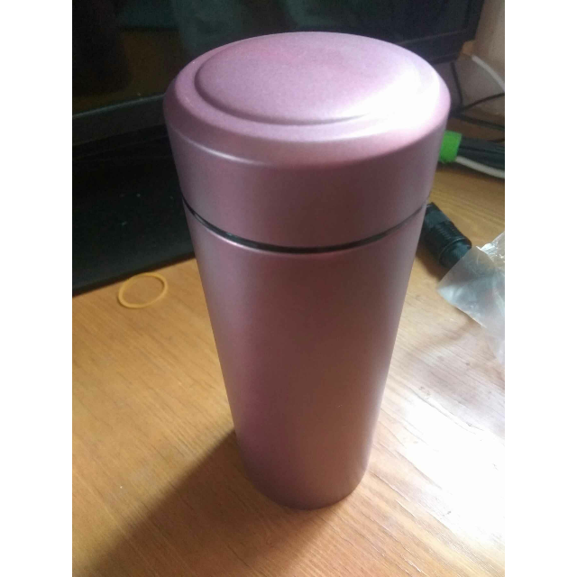 博若莱不锈钢保温杯男女便携水杯车载杯350ml魅力紫430ml