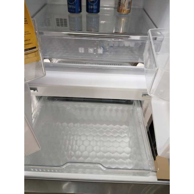 美菱(meiling)bcd-362wpb 362升精控变频冰箱 风冷无霜 法式多门(雅绸