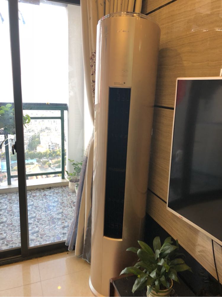 美的(midea)2匹 冷暖 智能变频 圆柱柜机空调 kfr-51lw/wyca1@晒单图