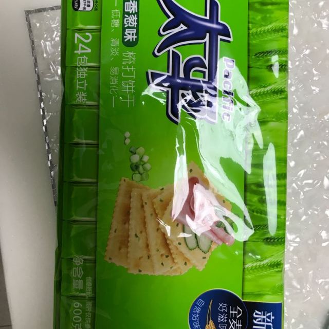 > 太平梳打香葱口味600g商品评价 > 快递的包装很厚实,打.
