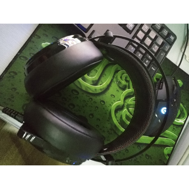 录音师(luys) 7.1声道头戴式电竞游戏耳机 usb7.