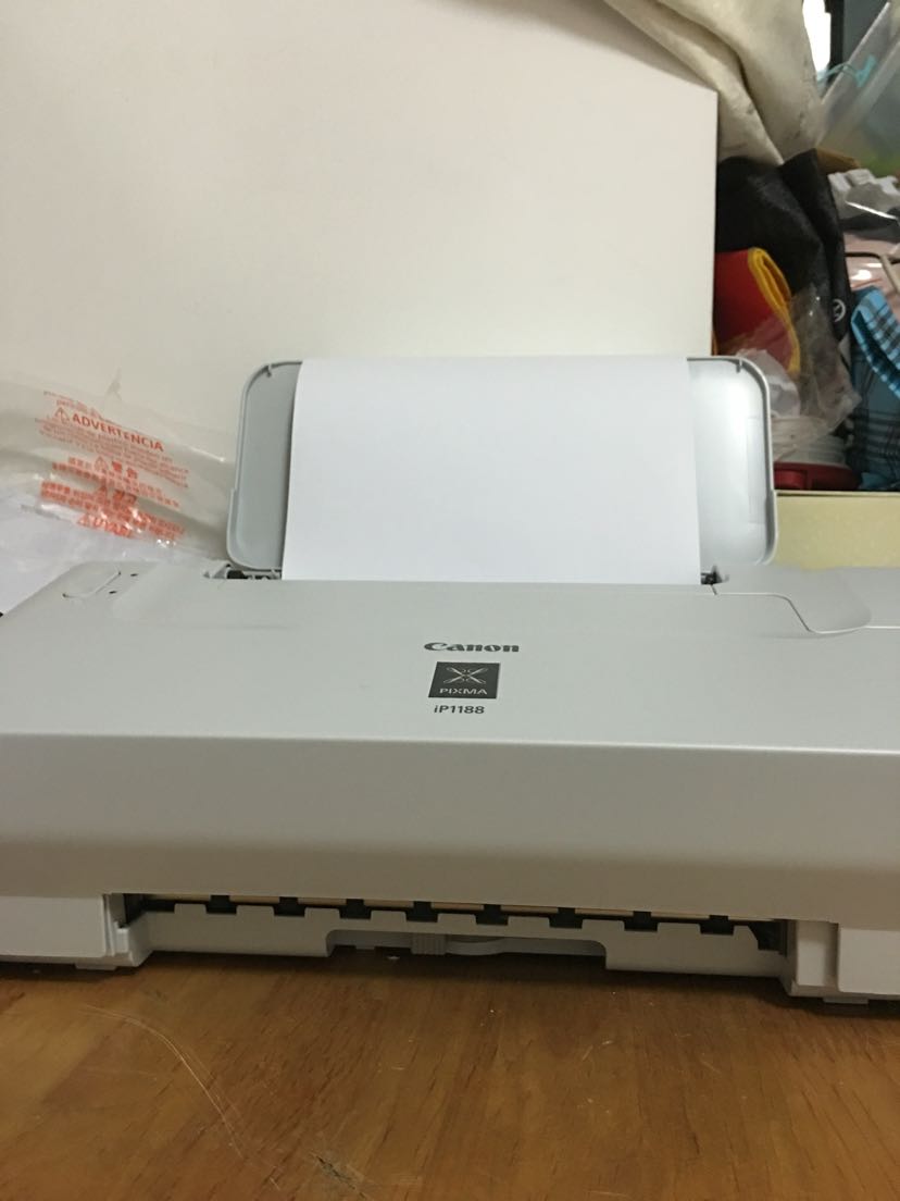 佳能(canon)ip1188 黑白喷墨打印机 迷你小型连供打印机 家用学生作业