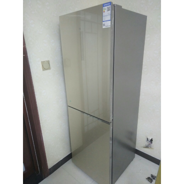 haier/海尔 bcd-269wdgb 269升 双门冰箱 家用 冷藏冷冻 风冷无霜