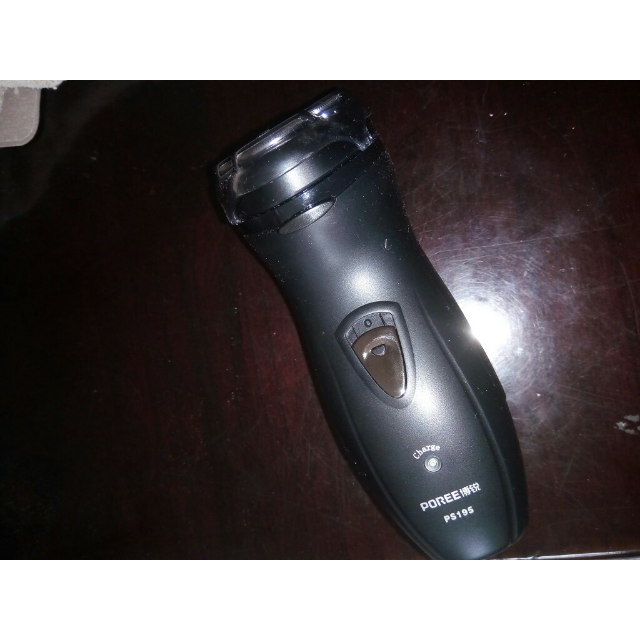 博锐poree剃须刀ps195三刀头贴面刀网电动刮胡刀胡须刀男士电动剃须刀