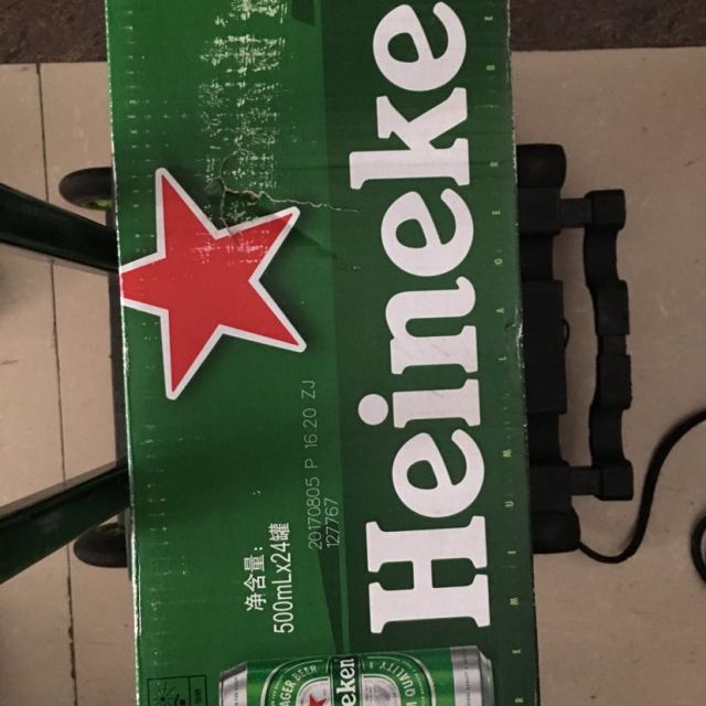 喜力(heineken)啤酒500ml*24罐 整箱裝 (新老包裝隨機發貨中)高清大圖