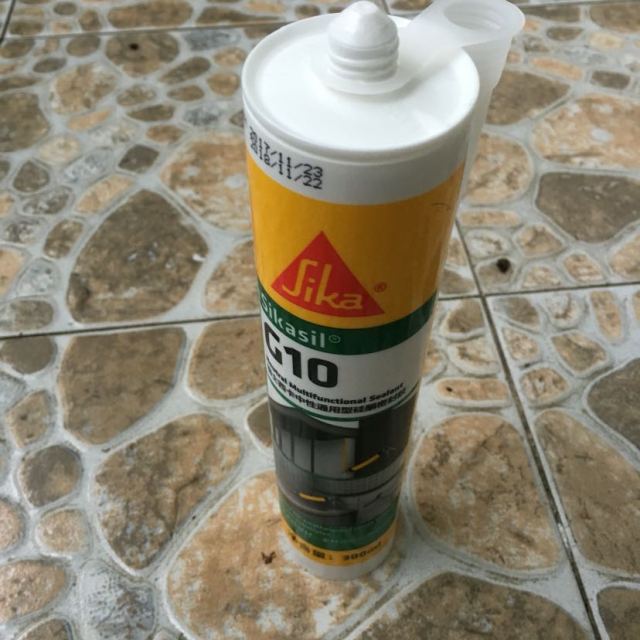 西卡中性硅酮密封玻璃胶门窗踢脚线填缝胶室内外通用 防水耐候玻璃