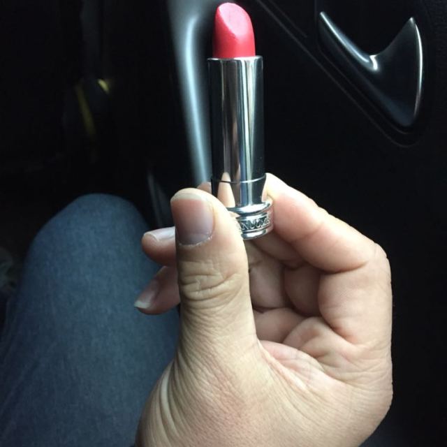 兰蔻(lancome)rouge in love 系列口红#340 brose boudoir橘粉色 显色