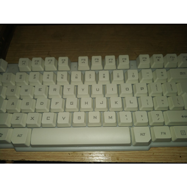 白色limeide键盘鼠标机械手感键鼠套装悬浮按键电脑笔记本通用usb有线