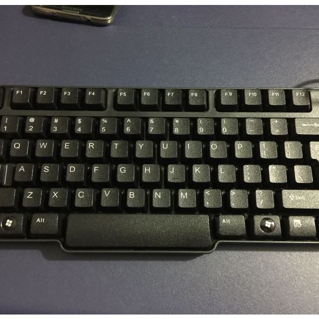 黑貂办公键盘usb接口台式电脑笔记本办公家用键盘104键