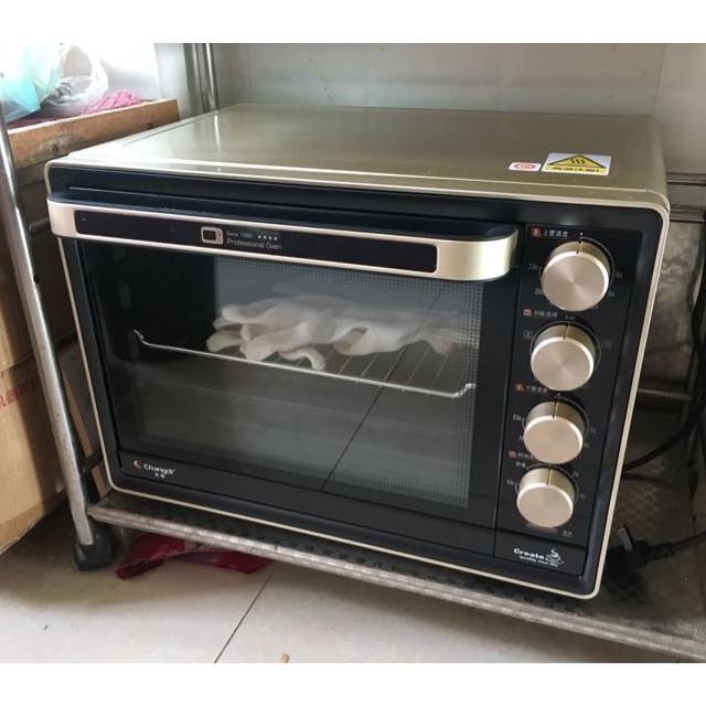 长帝changdi电烤箱crtf32pd家用多功能搪瓷内胆独立控温电烤炉