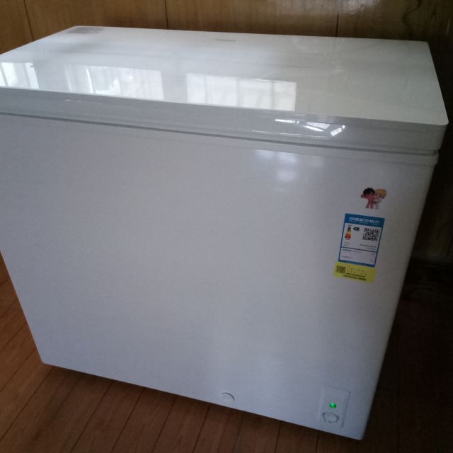 海尔haierbcbd203hcd203升家用冰柜冷藏冷冻转换冷柜彩晶小型迷你冰箱