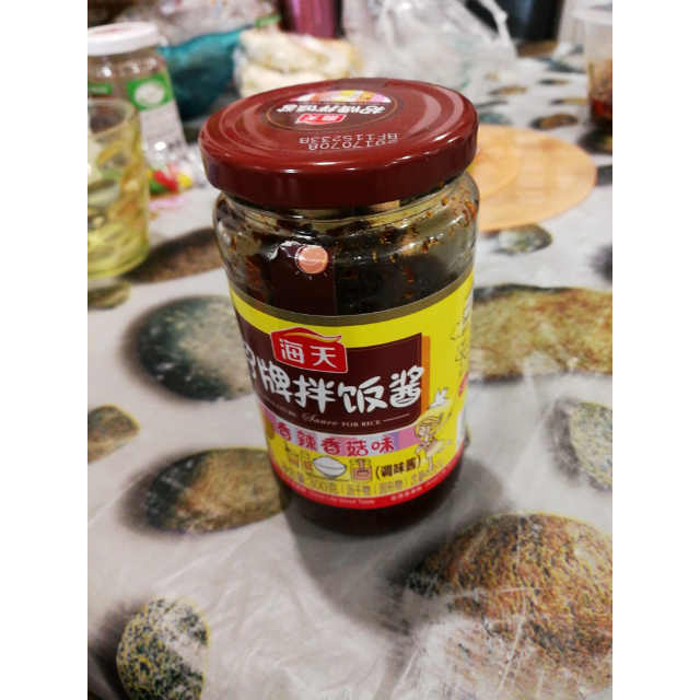 海天香菇酱招牌拌饭酱香辣香菇味300g