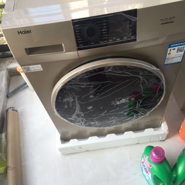 haier/海尔 g100818bg全自动滚筒洗衣机10公斤大容量高温加热变频静音