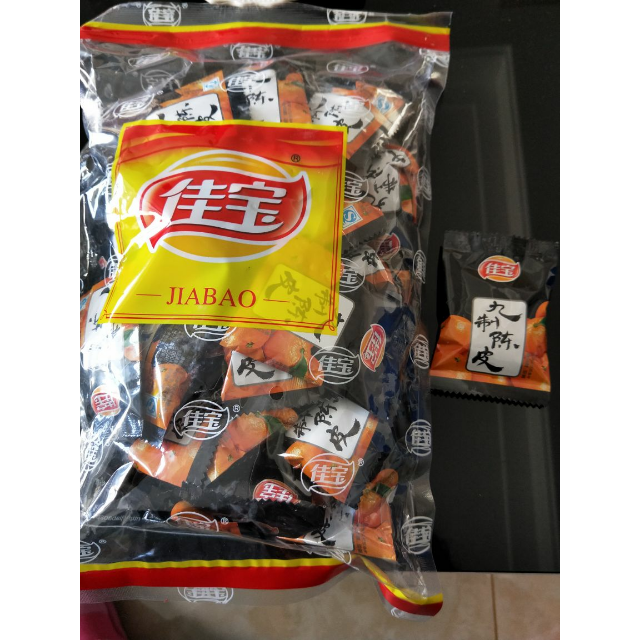 > 佳寶九制陳皮 潮汕特產 500g/袋 辦公零食 佳寶出品商品評價 > 寶貝