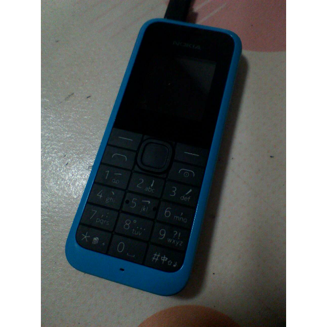 诺基亚nokia105dsrm1133双卡双待移动联通手机老人机功能机备用机蓝色