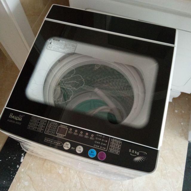 海鸥haiouxqb50500250公斤迷你全自动非变频波轮洗衣机透明黑