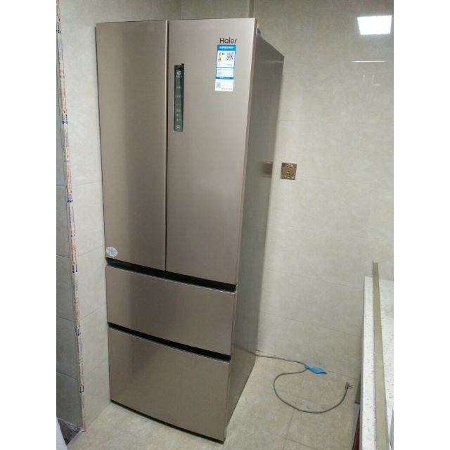 海尔(haier)bcd-329wdvl 329升法式多门四门风冷无霜冰箱 一级能效 双