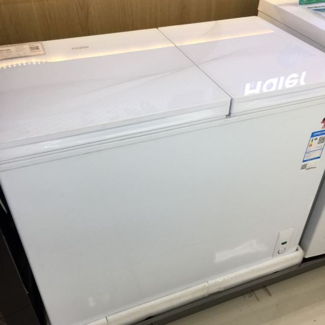 海尔(haier)fcd-161xf 161升智能家用冰柜 超薄电子温控 电脑控温