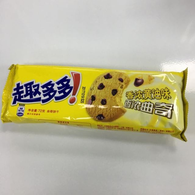 趣多多曲奇饼干香浓黄油味72g