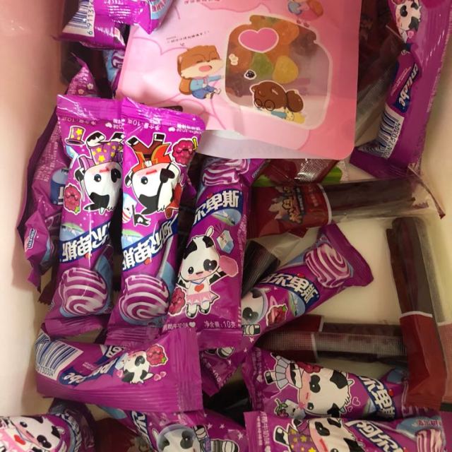 阿尔卑斯alpenliebe棒棒糖树莓味200g20整袋装量贩装