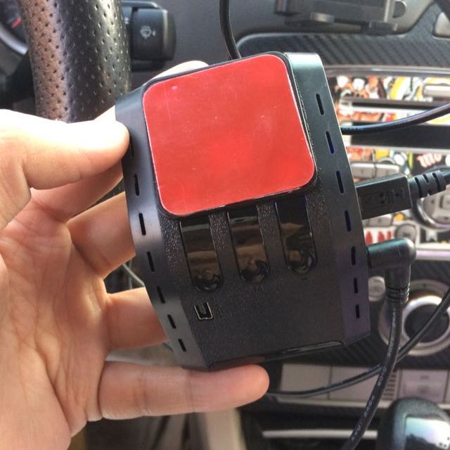 凌度hs900h行车记录仪导航固定加流动测速电子狗一体机前后双镜头带