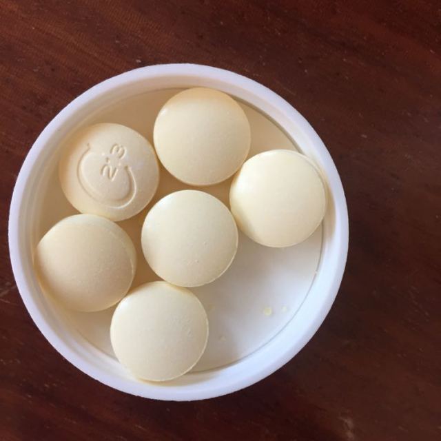 康恩贝维生素c咀嚼片维生素c维cvc香橙味100片