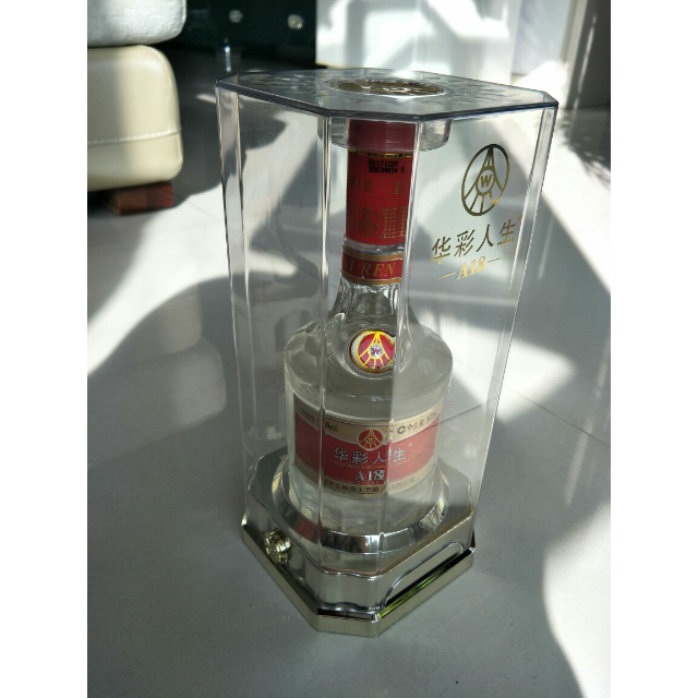 52度五粮液生态酿酒出品华彩人生a18透明盒装国产高度白酒 500ml*6