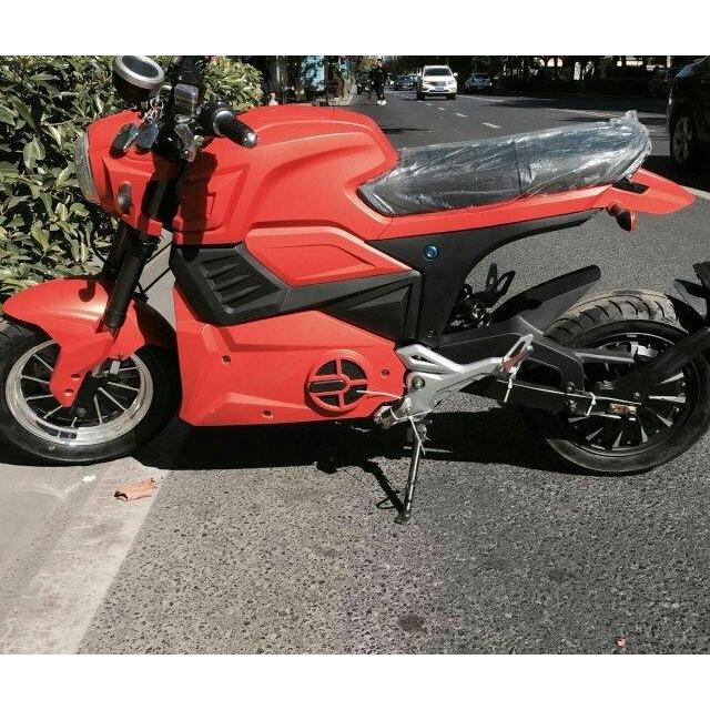 风感觉 新款m6电动摩托车跑车20/30a锂电池复古小猴子电摩改装踏板车