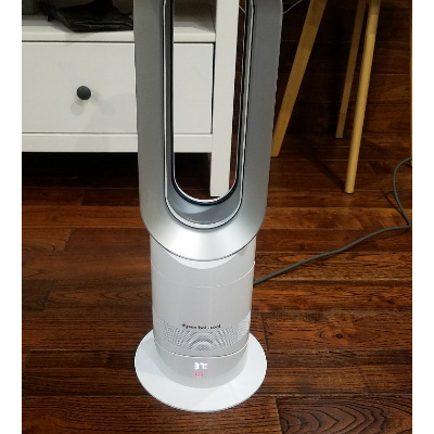 戴森(dyson) am09 取暖器电暖器无叶 风扇(白/银色) 原装进口 可遥控