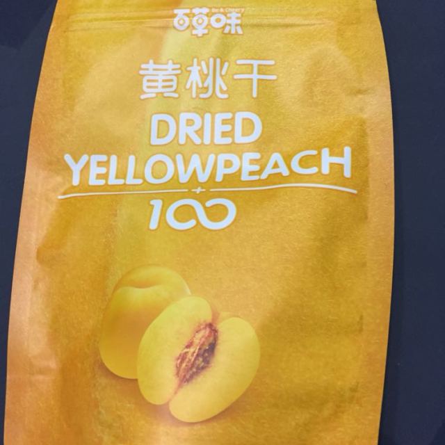百草味蜜饯黄桃干100g风味水果干零食果肉果脯特产任选