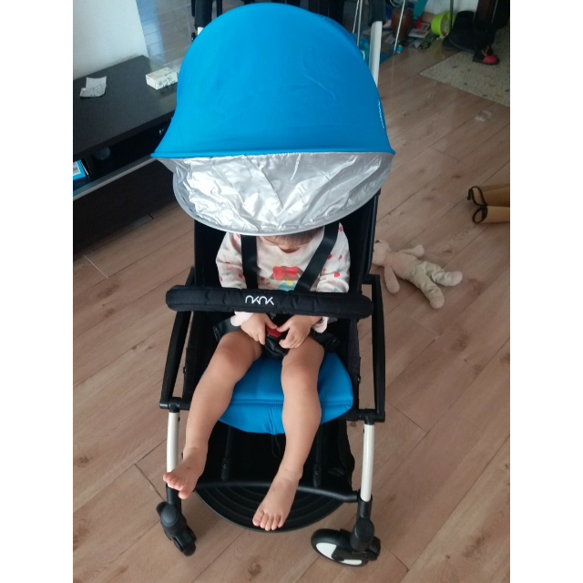 yuyu悠悠婴儿推车可坐可躺轻便推车折叠车可上飞机伞车宝宝童车蓝色