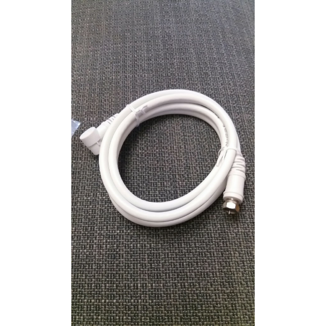 5 有线电视信号线闭路 tv线连接线 射频信号连接线 英制f头 线长1.5米