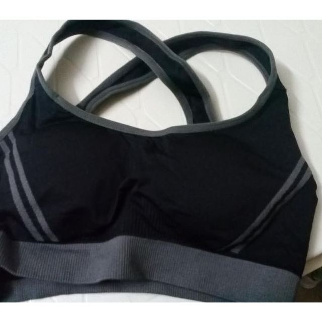 > 素肌棉运动文胸防震无钢圈聚拢瑜伽无痕健身内衣跑步背心女胸罩bra