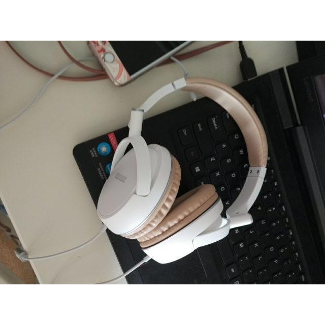 > edifier/漫步者 h841p头戴式手机耳机笔记本电脑便携耳麦 白色商品