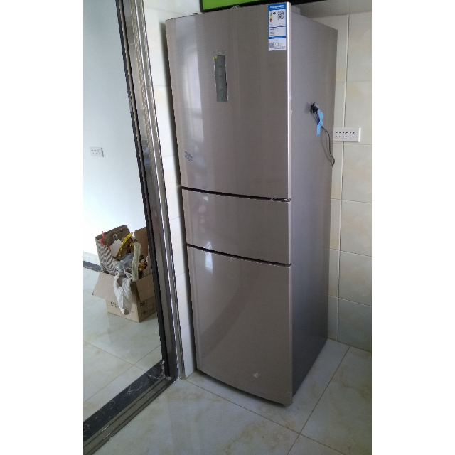 haier/海尔 bcd-217wdvlu1 海尔217升金厨三门冰箱 风冷无霜 变频节能