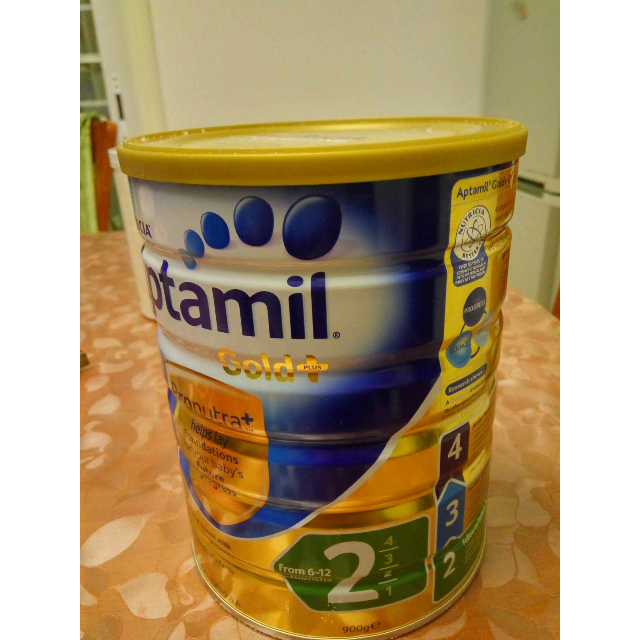 6罐直邮aptamil澳洲爱他美2段新西兰奶源金装婴幼儿奶粉二段612个月