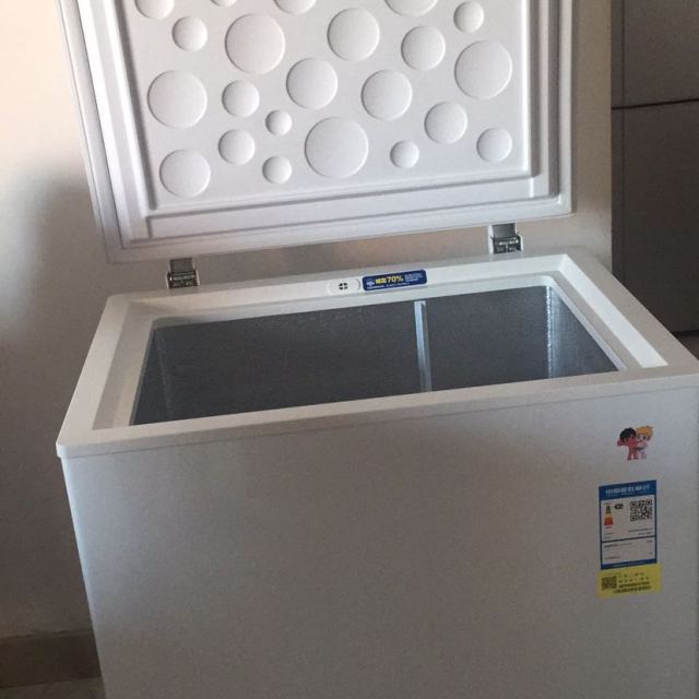 海尔haierbcbd146hcd146升家用冰柜冷藏冷冻转换冷柜彩晶小型迷你冰箱