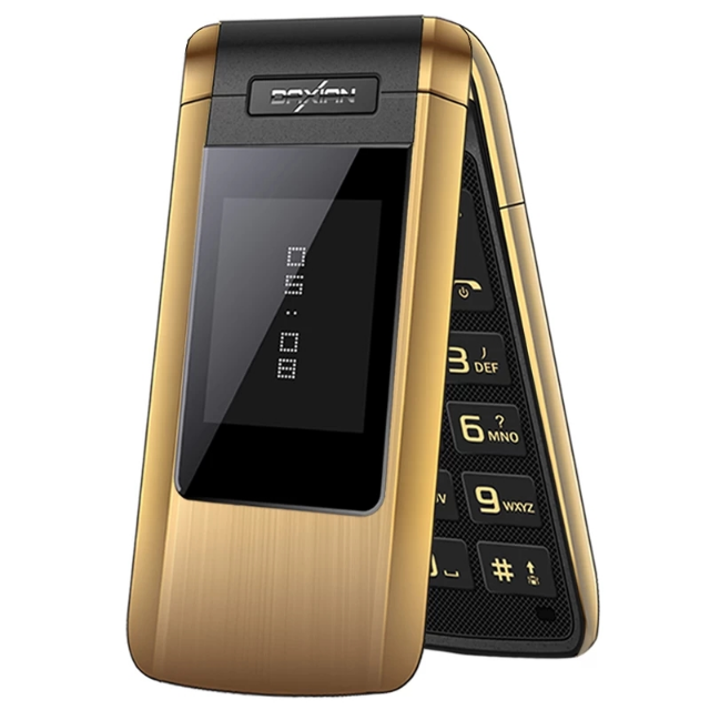 大显dx368老人手机翻盖移动联通2g男女大字体大按键大音量双屏双卡双